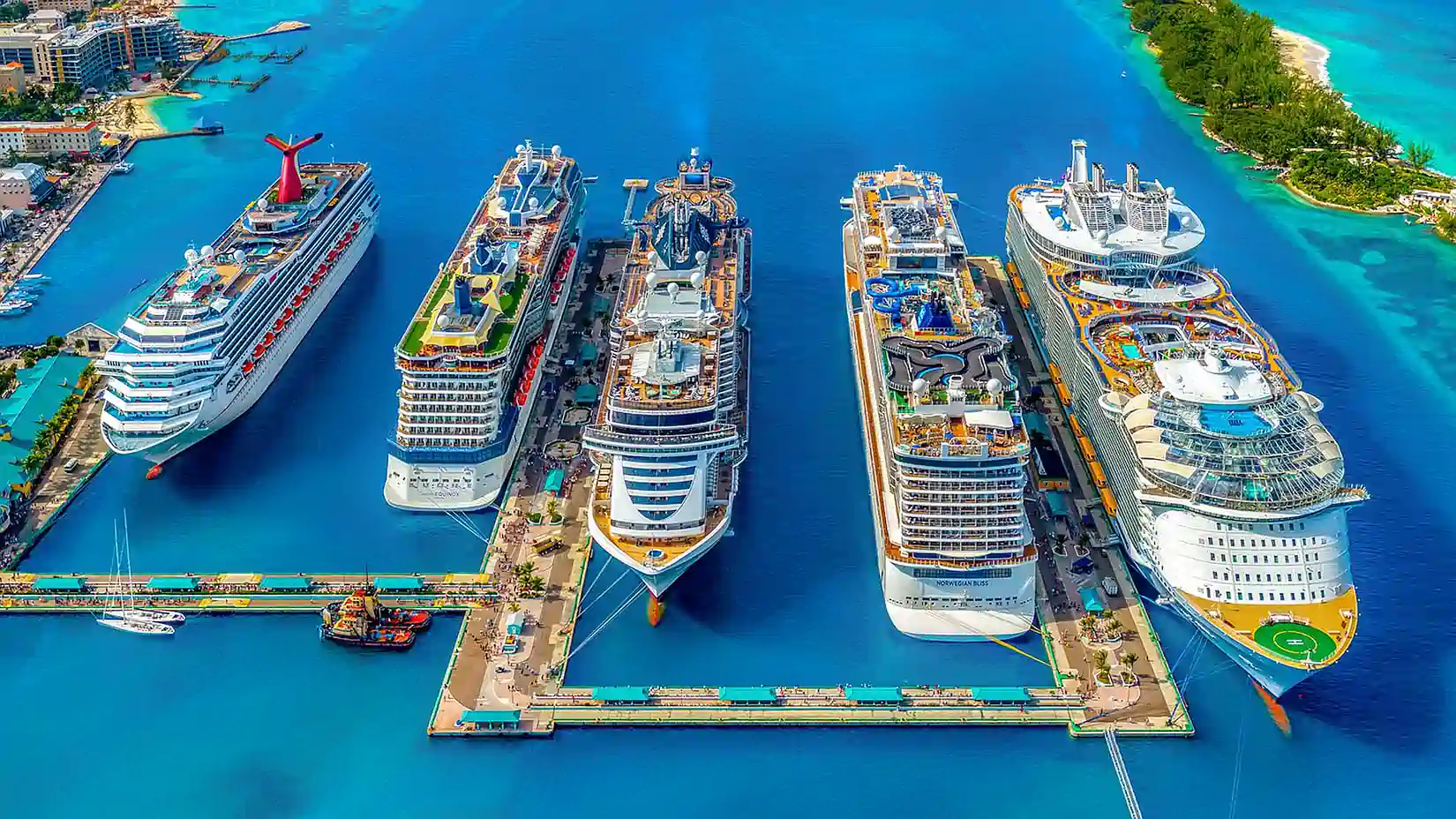 Багамские острова, круизные лайнеры в порту Нассау - Новости Круизов