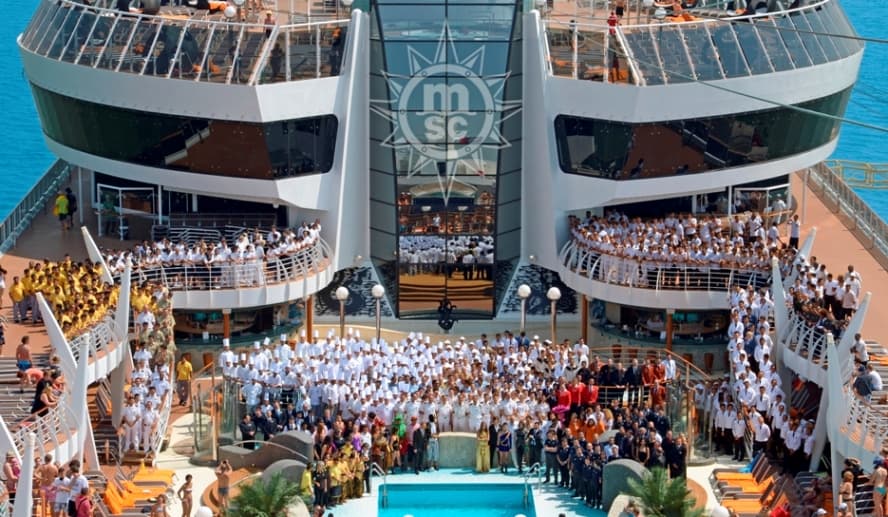 Члены экипажа MSC Cruises - Круизные Новости