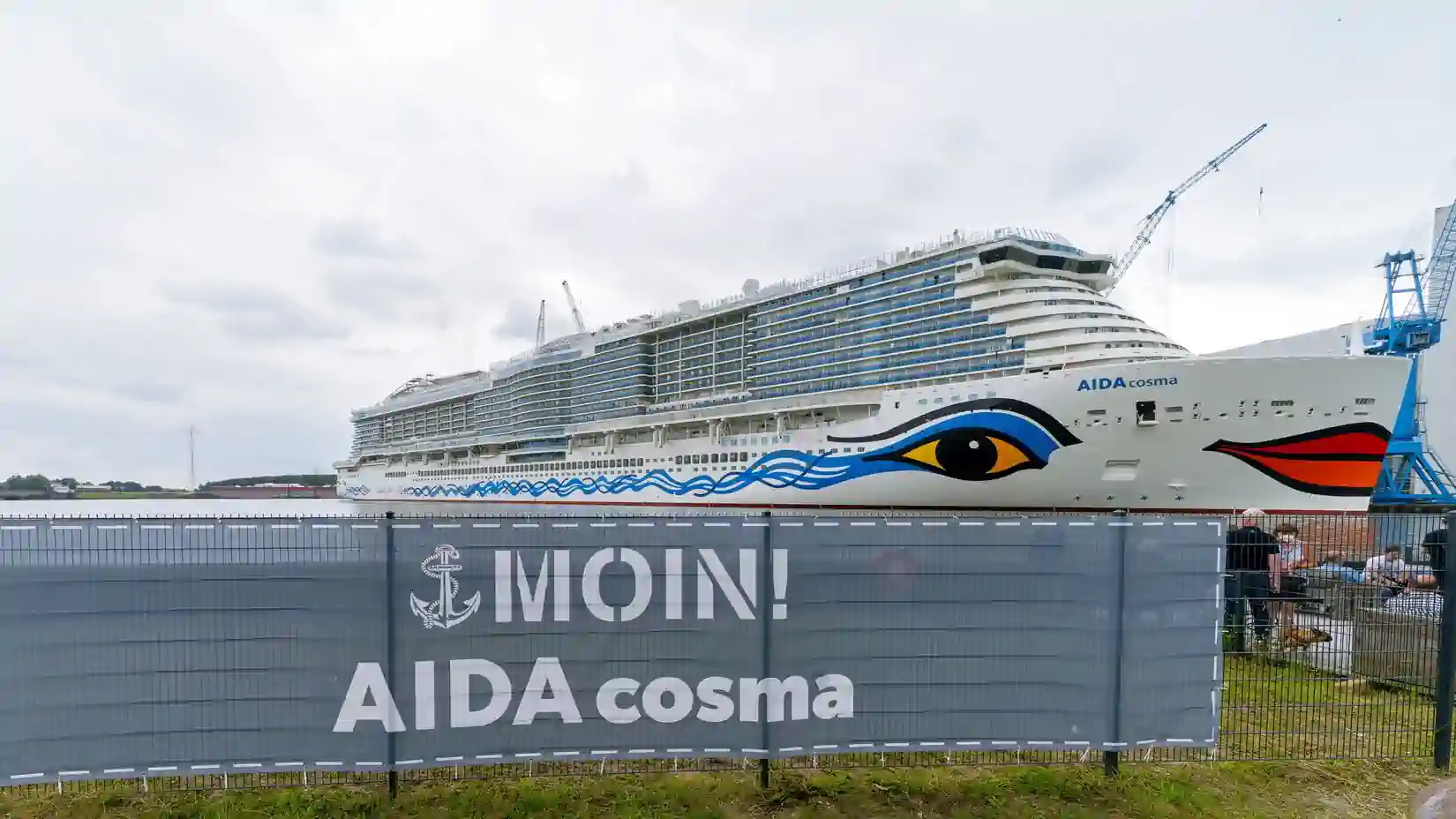 Новый круизный лайнер AIDAcosma готовится к морским испытаниям - Новости Круизов